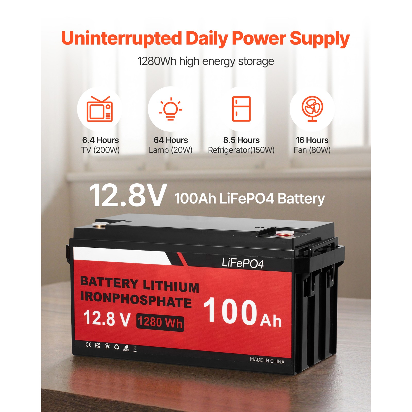 Uimoso 12V 600W Solar and Wind Energy Kit with 2x 100W Solar Panels 400W Turbine