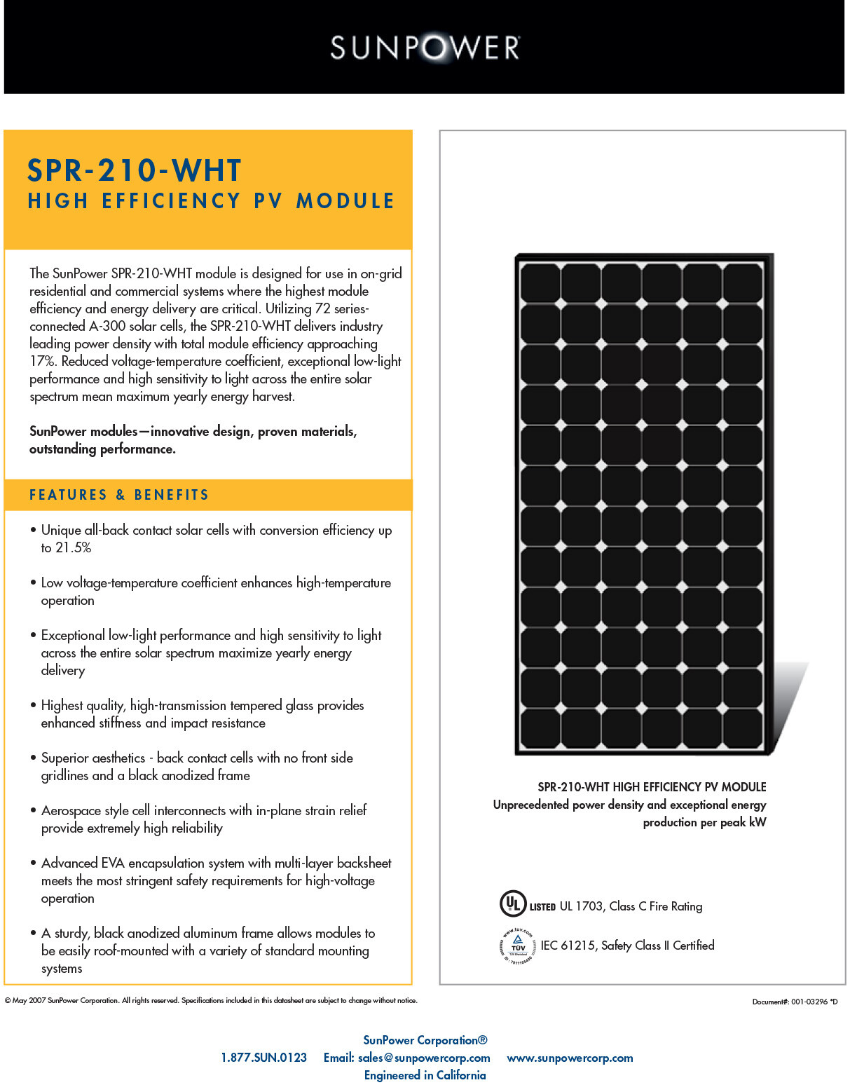 LOT OF 10: 210W-230W Sunpower SPR WHT & BLK USED SOLAR MODULES + DELIVERY SF BAY