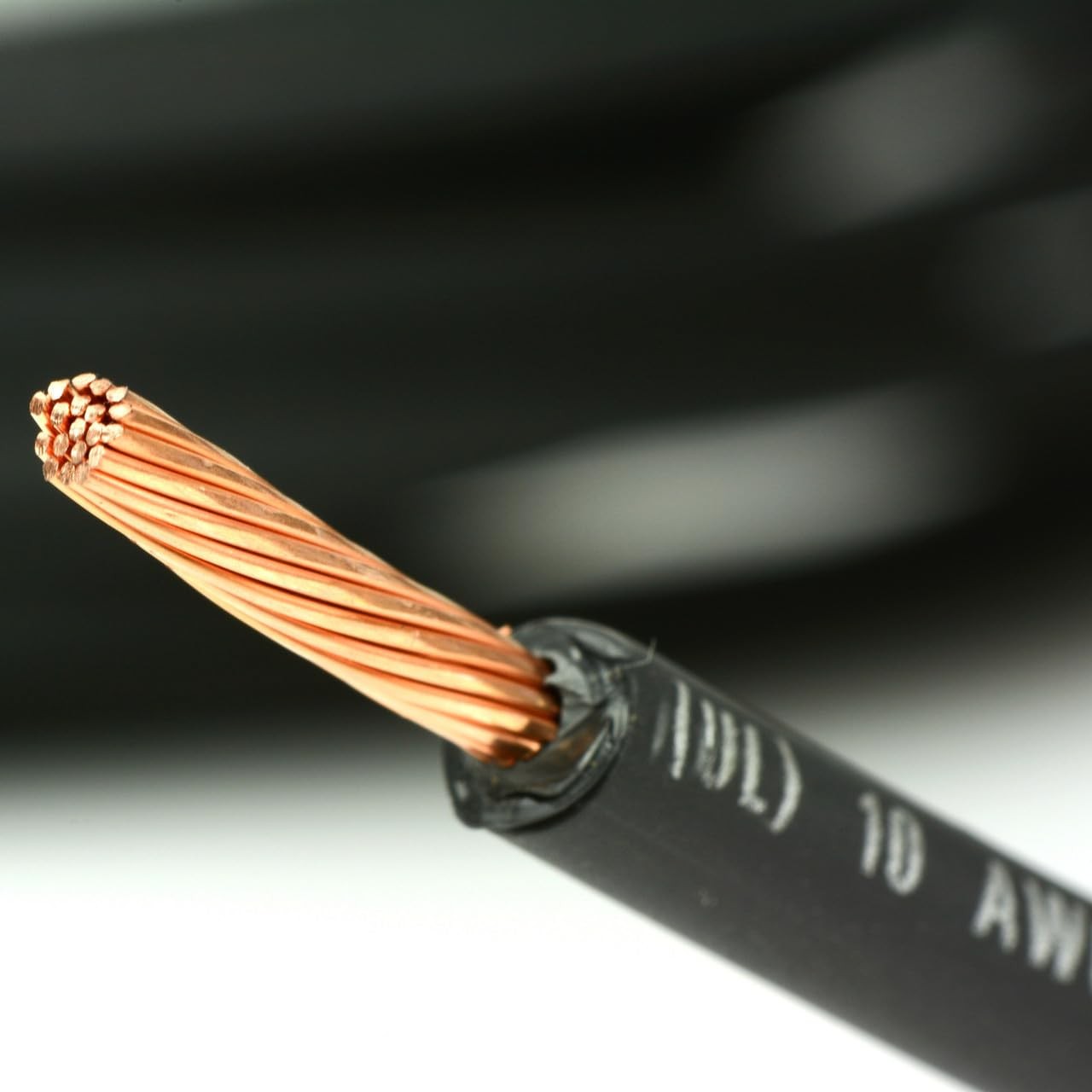 Made in USA Bare Copper 10 AWG Solar PV Wire 6 Ft Black + 6 Ft Red