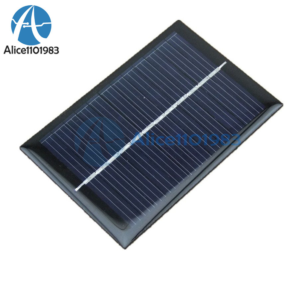 6V 100mA 0.6W Mini Epoxy Solar Panel Photovoltaic Polycrystalline Cell Charger