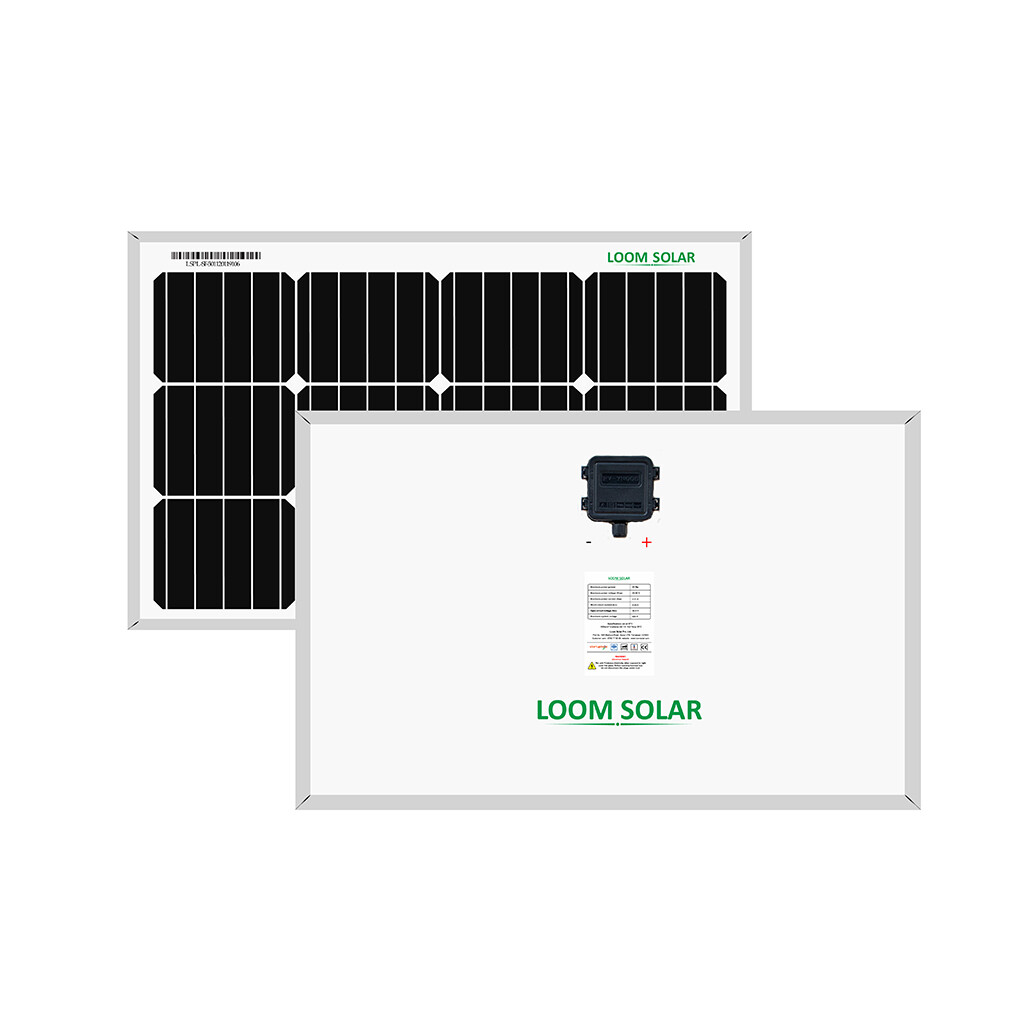 Loom Solar Panel 50 watt – 12 volt Mono Perc