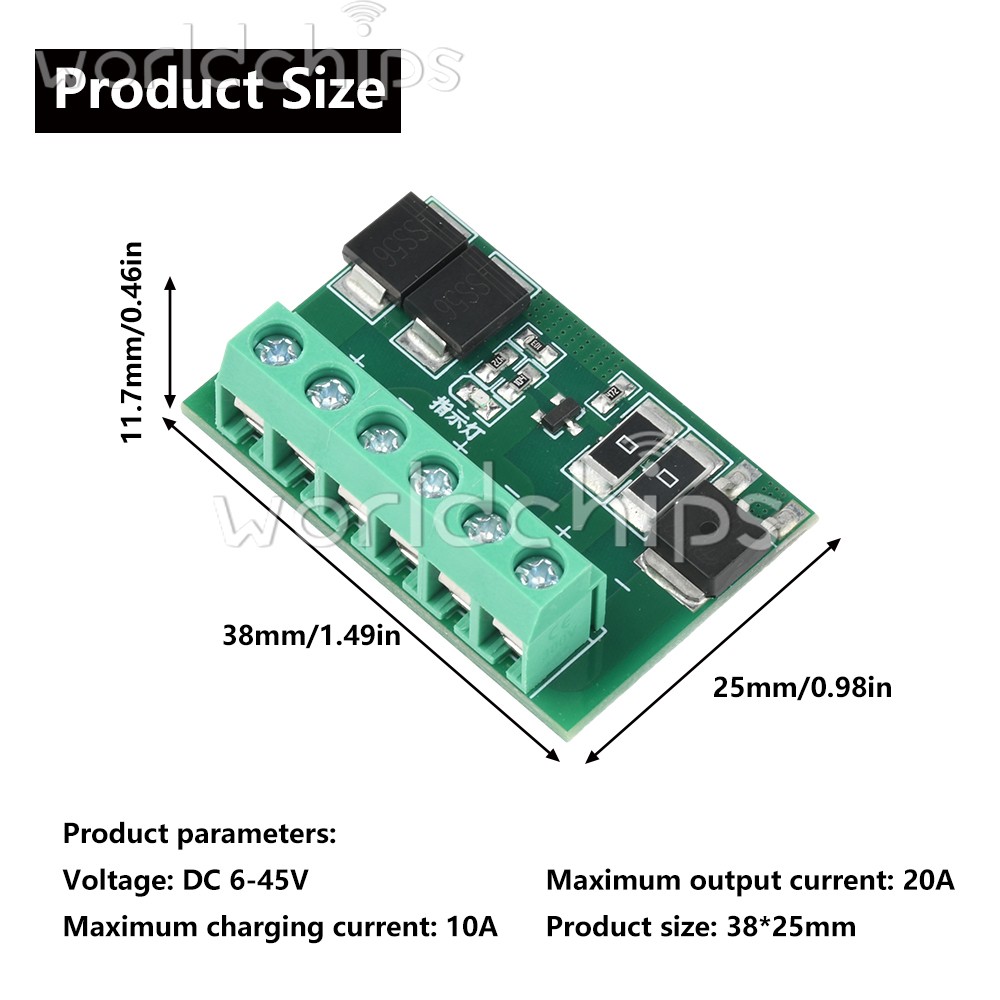 DC 6-45V Solar Street Light Control Circuit Board LED Auto Solar Light Drive