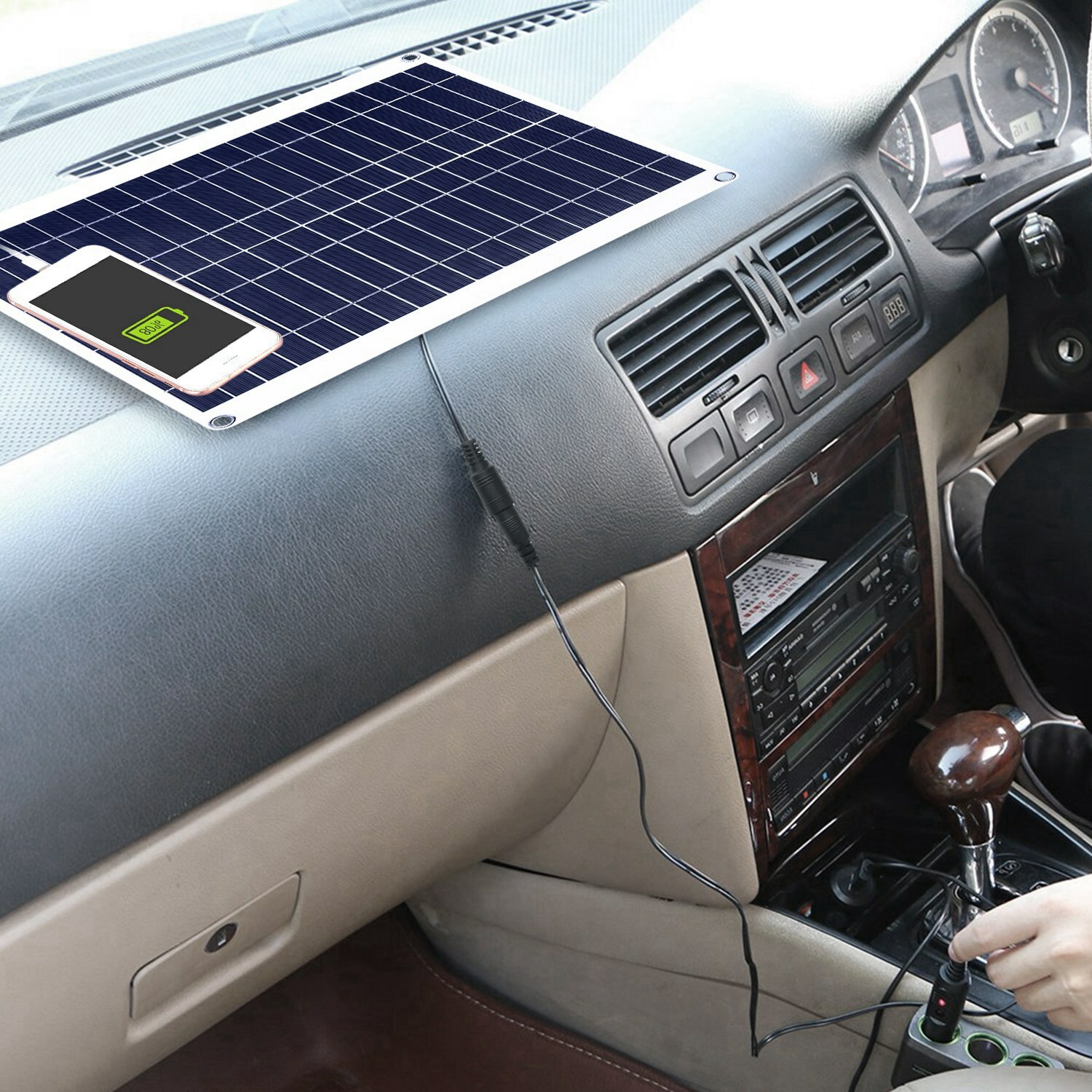 iMountek 25W Watts Solar Panel Kit for 12V Battery Charge Waterproof RV BOAT