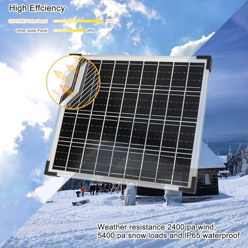 Solar Panels Kit Monocrystalline Solar Battery Maintainer 12V 10A Charge