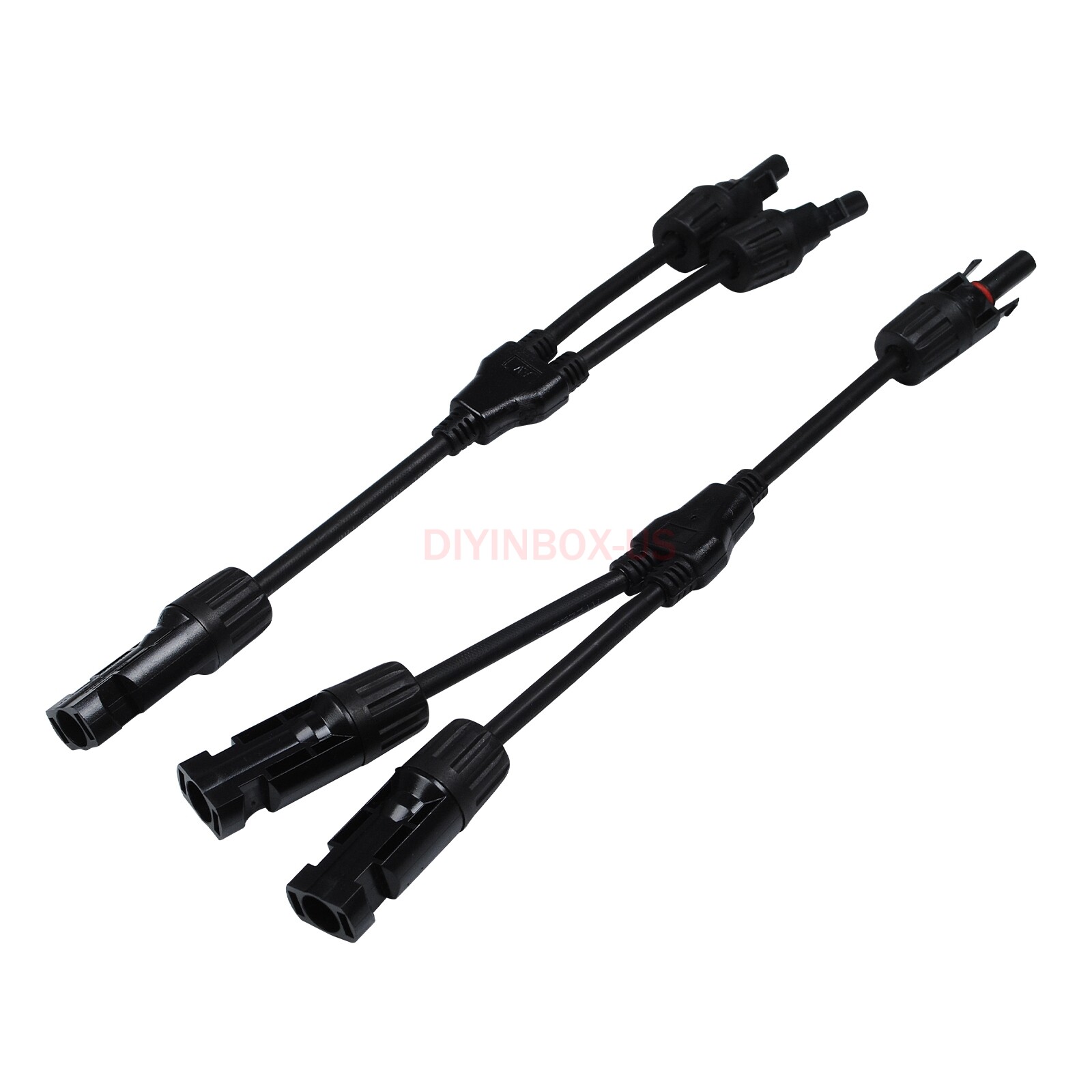 Lot Solar Panel Y Branch Cable Connection Waterproof Adapter Connector Extension