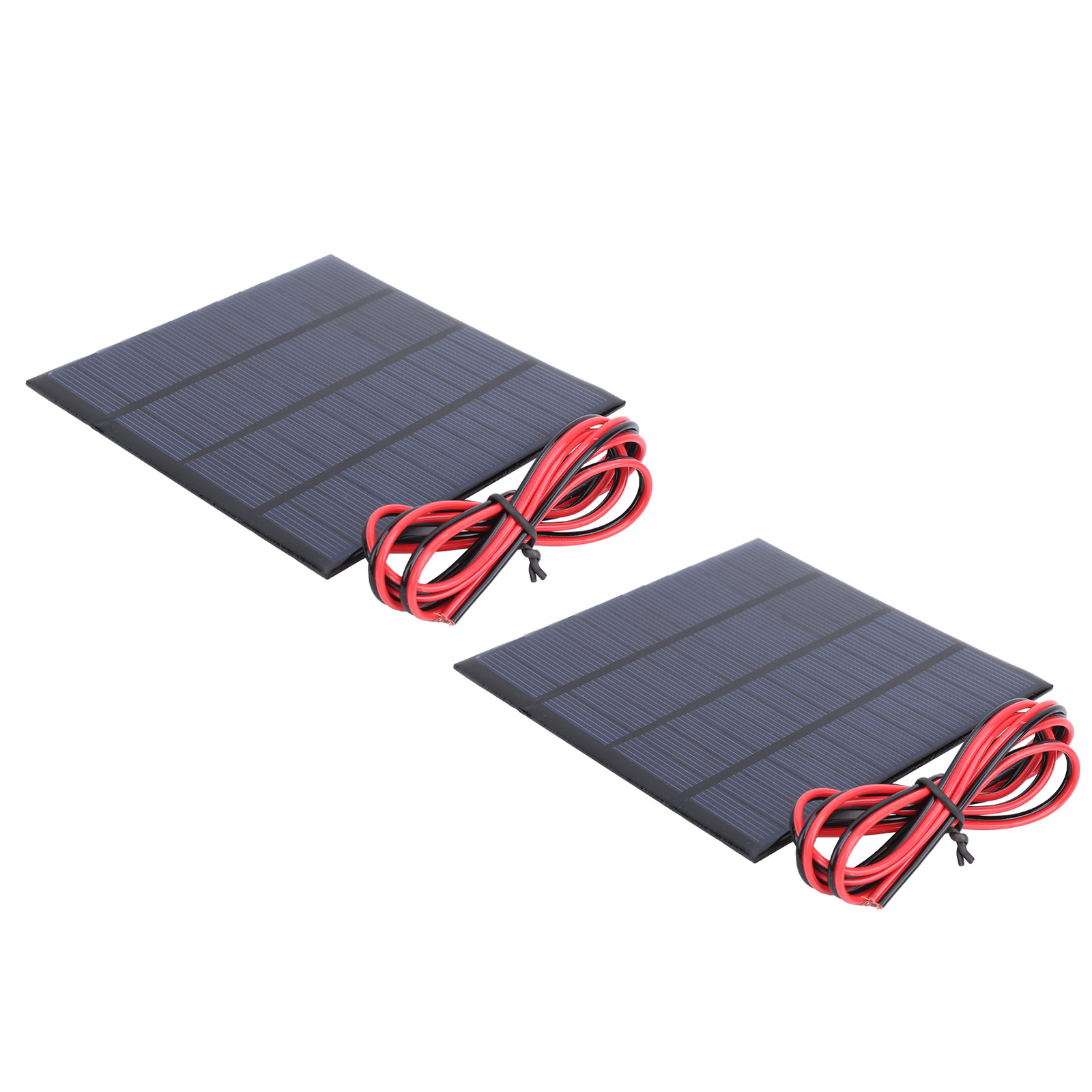 2Pcs Mini Solar Battery Module With 1Meter Cable Hand Operated Supplies DC 12V