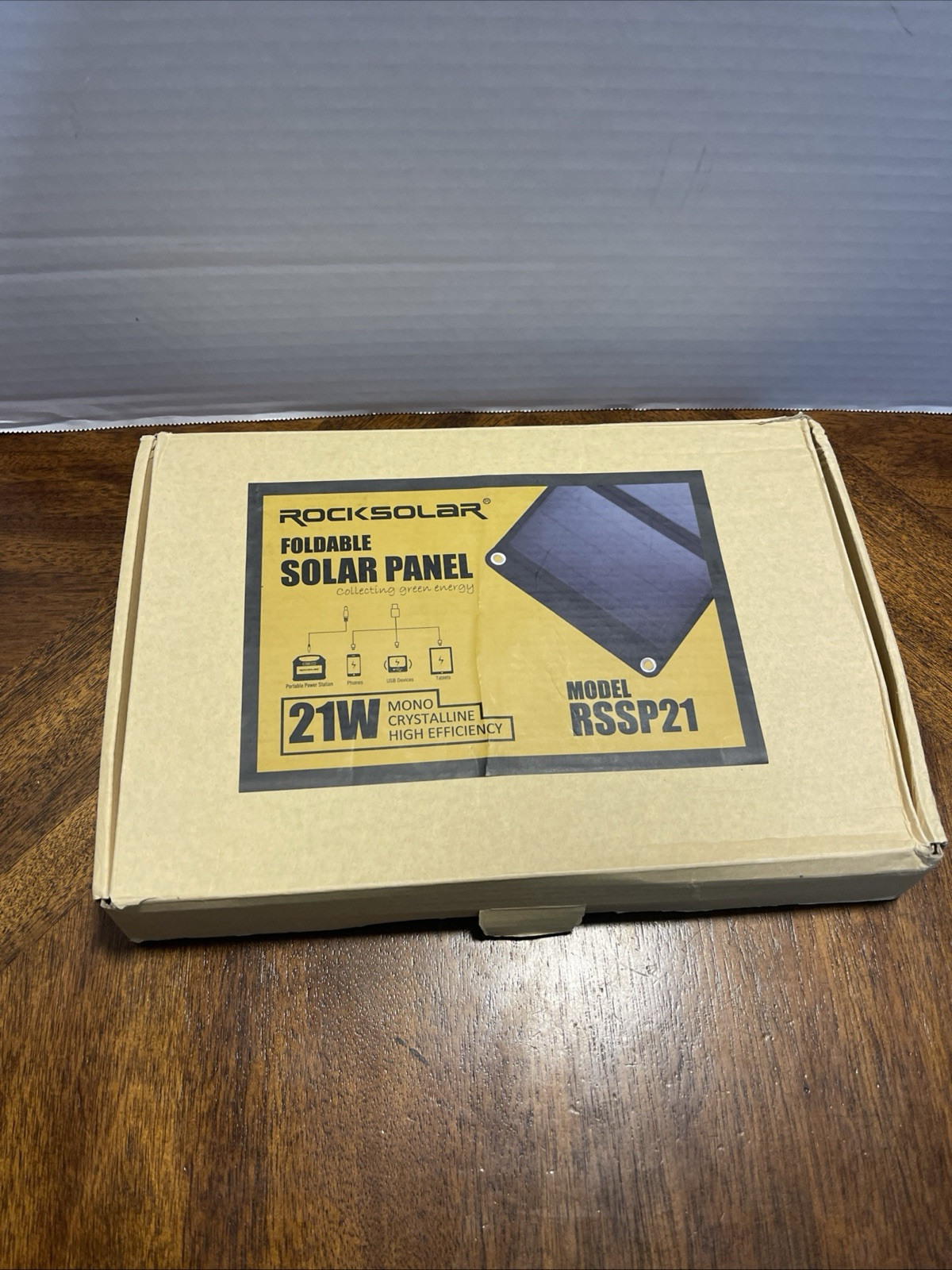 Rocksolar Foldable Solar Panel/ 21W Mono2Crystalline High Egfficiency M-RSSP21