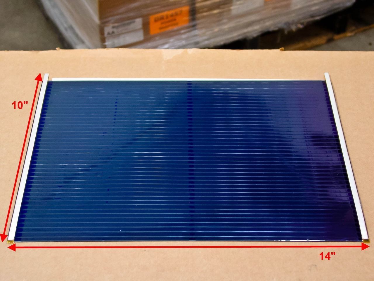 Uni-Solar Finished L-Strip Amorphous Solar Cells 7.5W 1.6V – Box of 100 Total