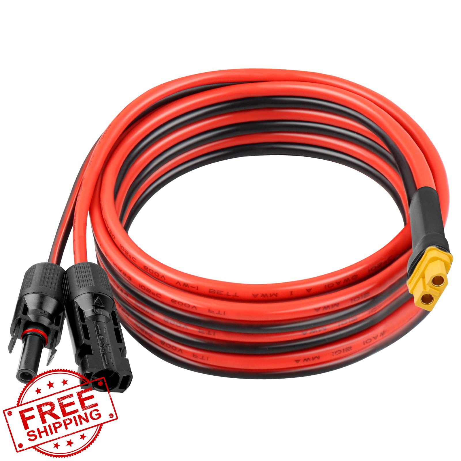 Kimbluth 10AWG 15FT XT60 Solar Extension Cable