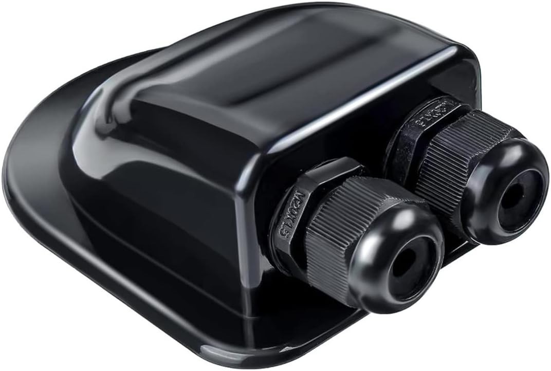 Waterproof Solar Cable Entry Gland for RVs & Boats – Durable ABS Dual Connector