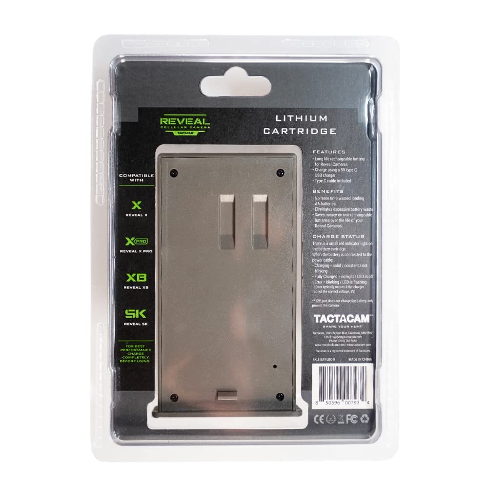 TACTACAM Reveal External Solar Panel for All Reveal Cellular Trail Cameras X Pro