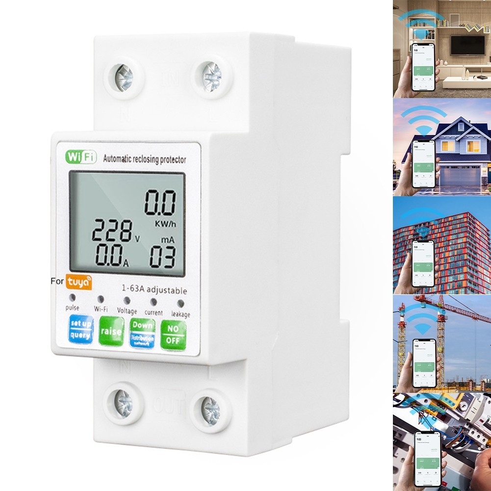 Voltage Measurement WiFi Smart Meter Smart Current Meter Easy Installation