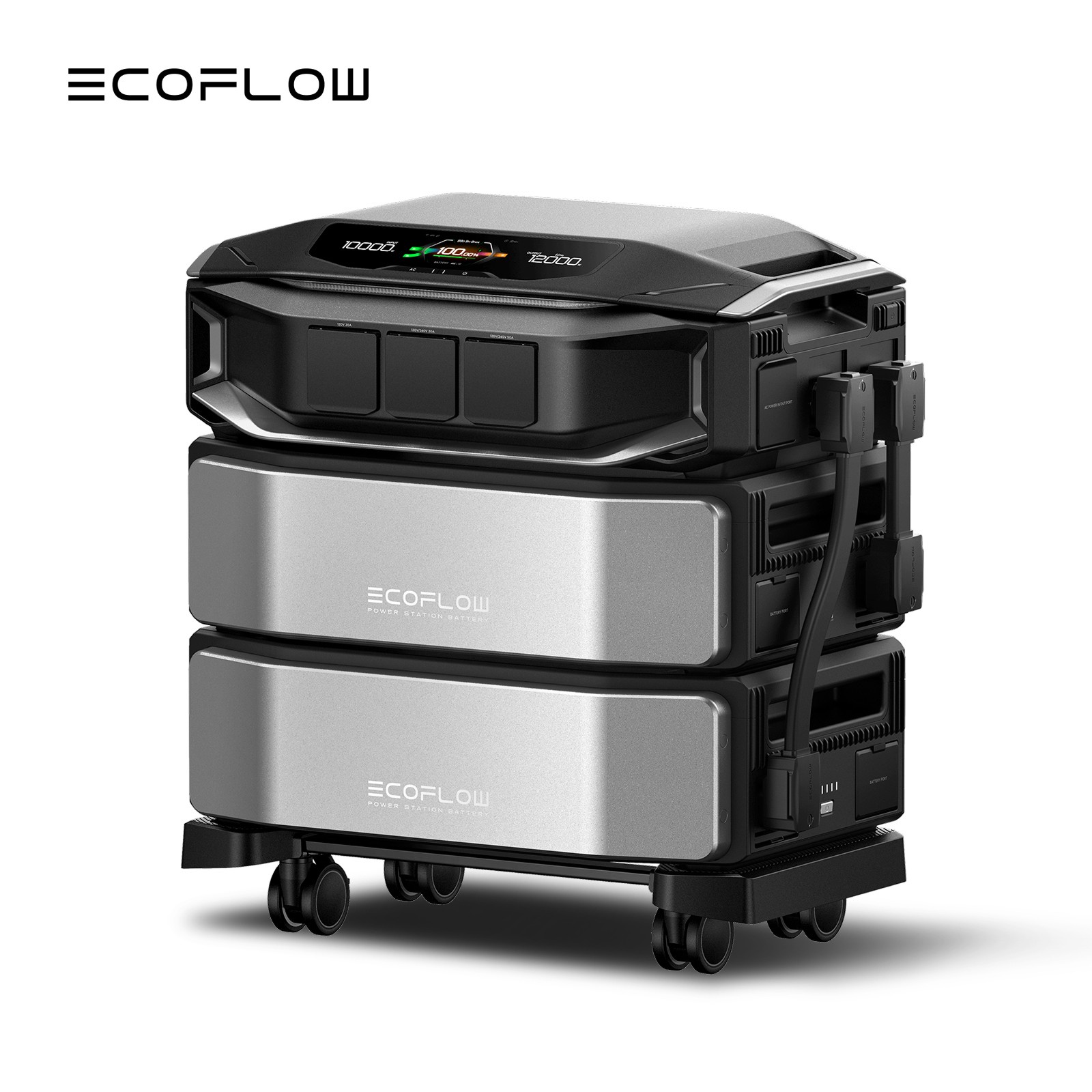 EcoFlow 12288Wh Power Station 12000W DELTA Pro Ultra X with 2 Extra Battery
