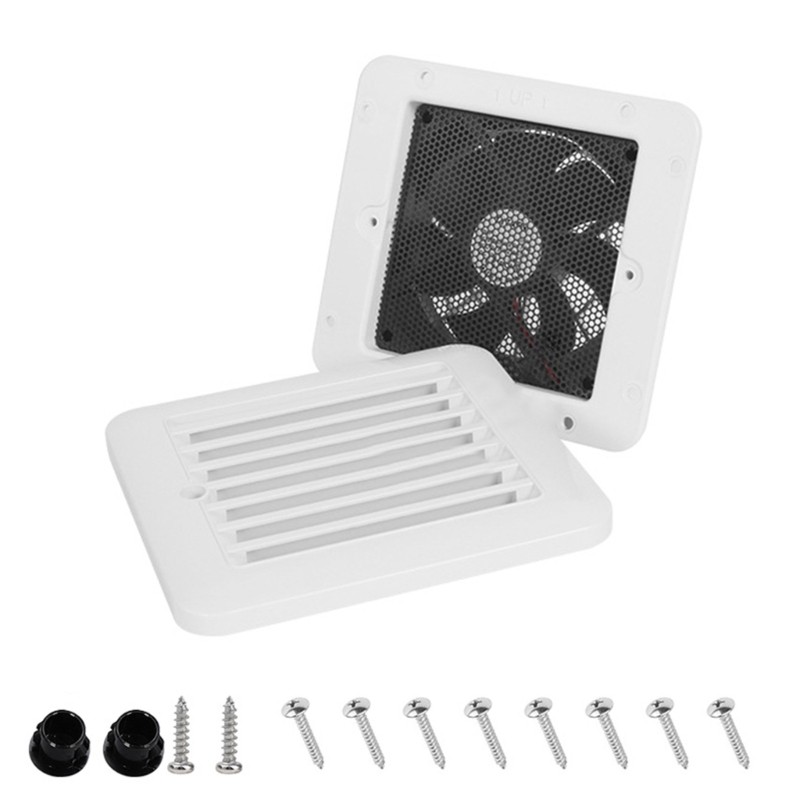 Roof Exhaust Fan Weather Resistant ABS Material Easy Mount Automotive Cooling Sy