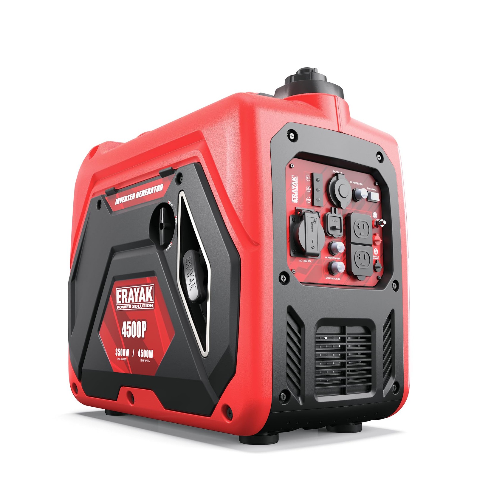 4500W Portable Inverter Generator for Home Use, Super Quiet Small Generator for