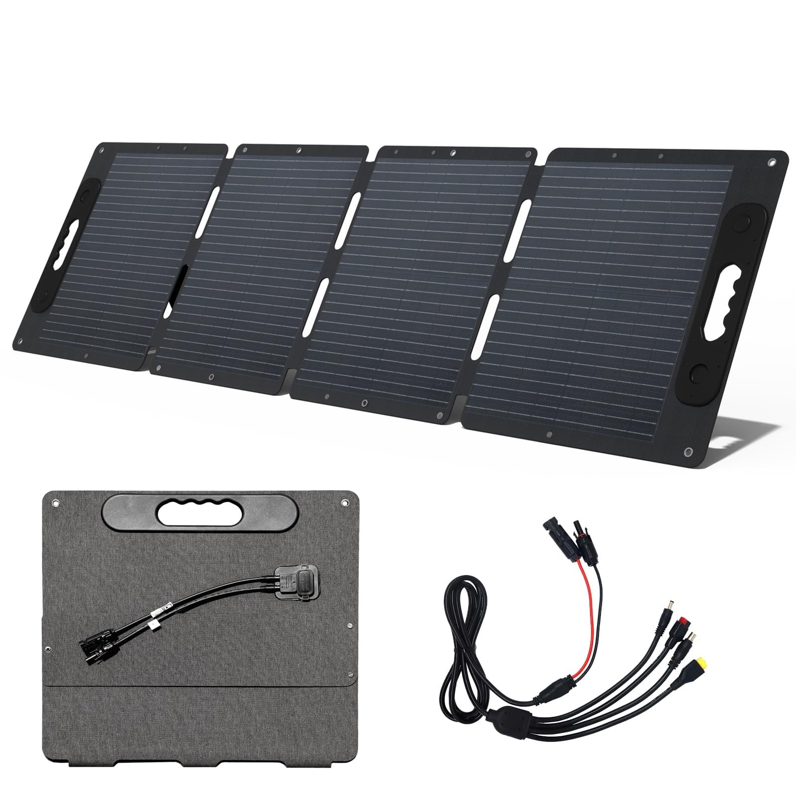 XINPUGUANG Portable Solar Panel 120W for Power Station, Foldable Solar Charge…