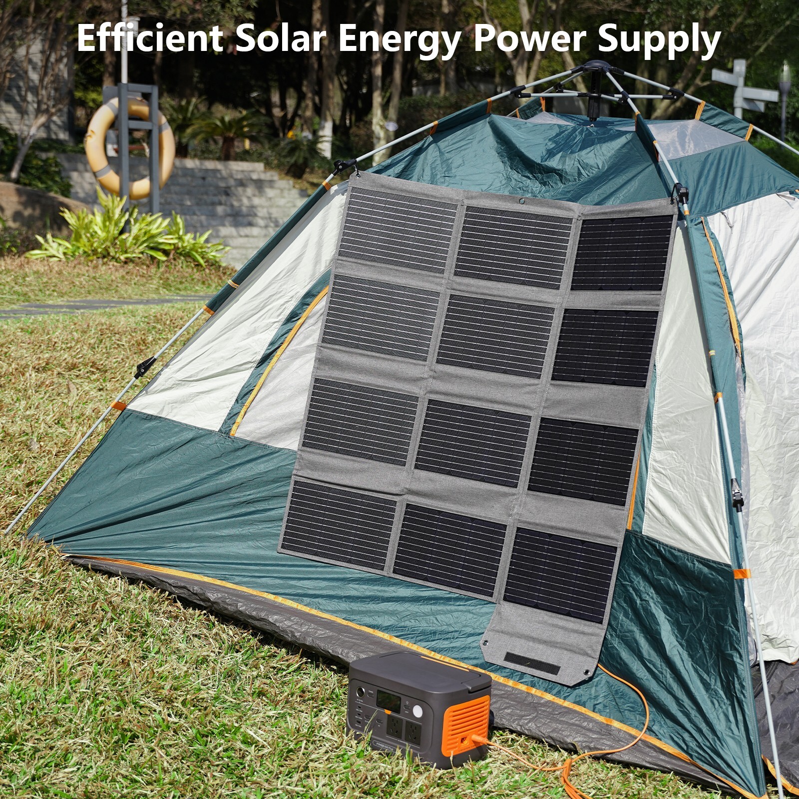 Solar Panels 120W Portable Refurbished Solar Panel kit for Power Station Tablets