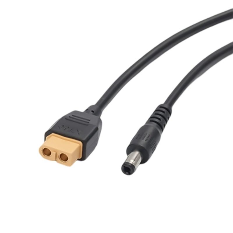 DC5521 5525 Male To XT60 Female Power Cable 27cm For High Current Applications