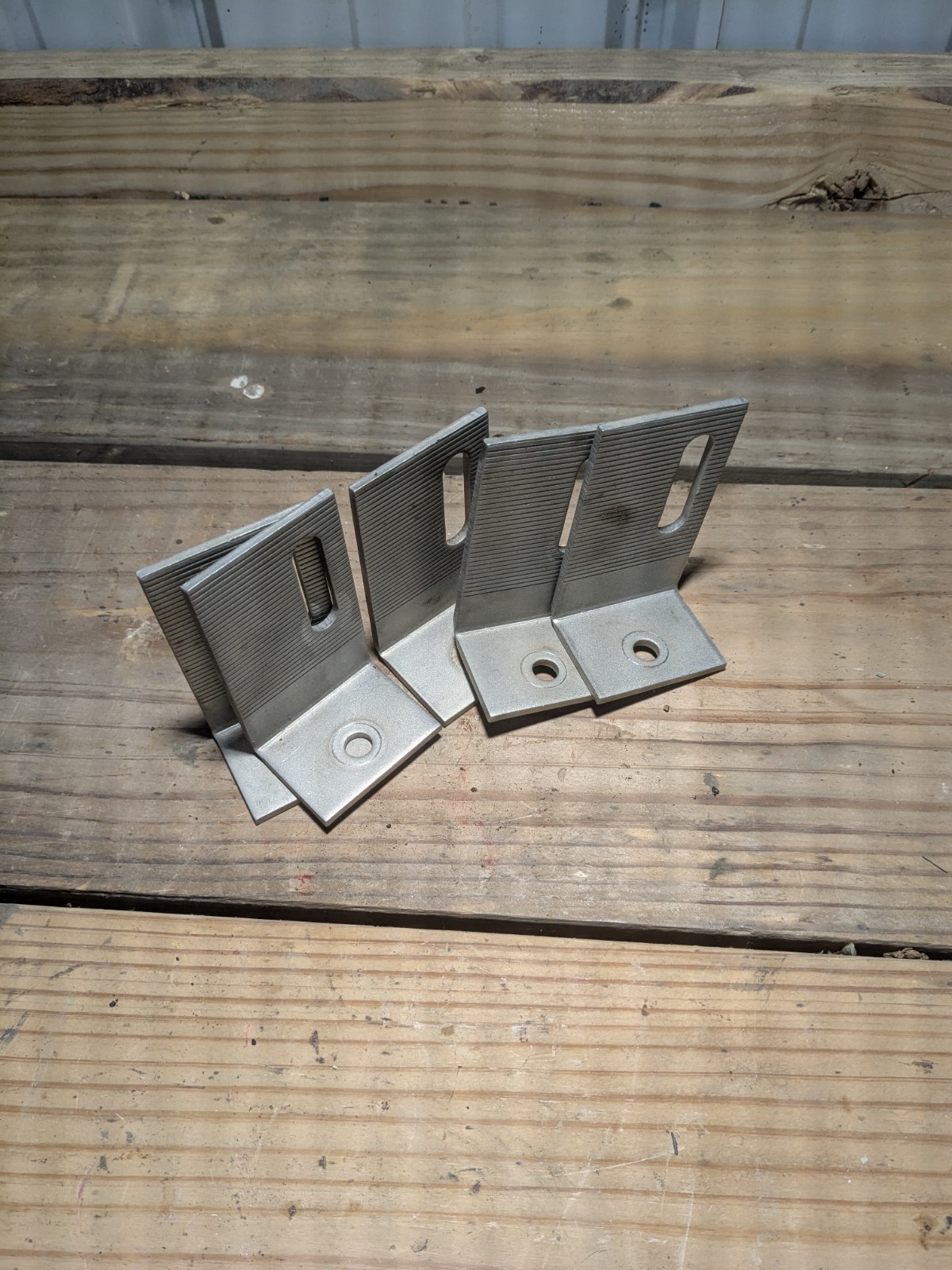 10Pcs L Foot Stainless Steel Solar Panel Mounting Bracket
