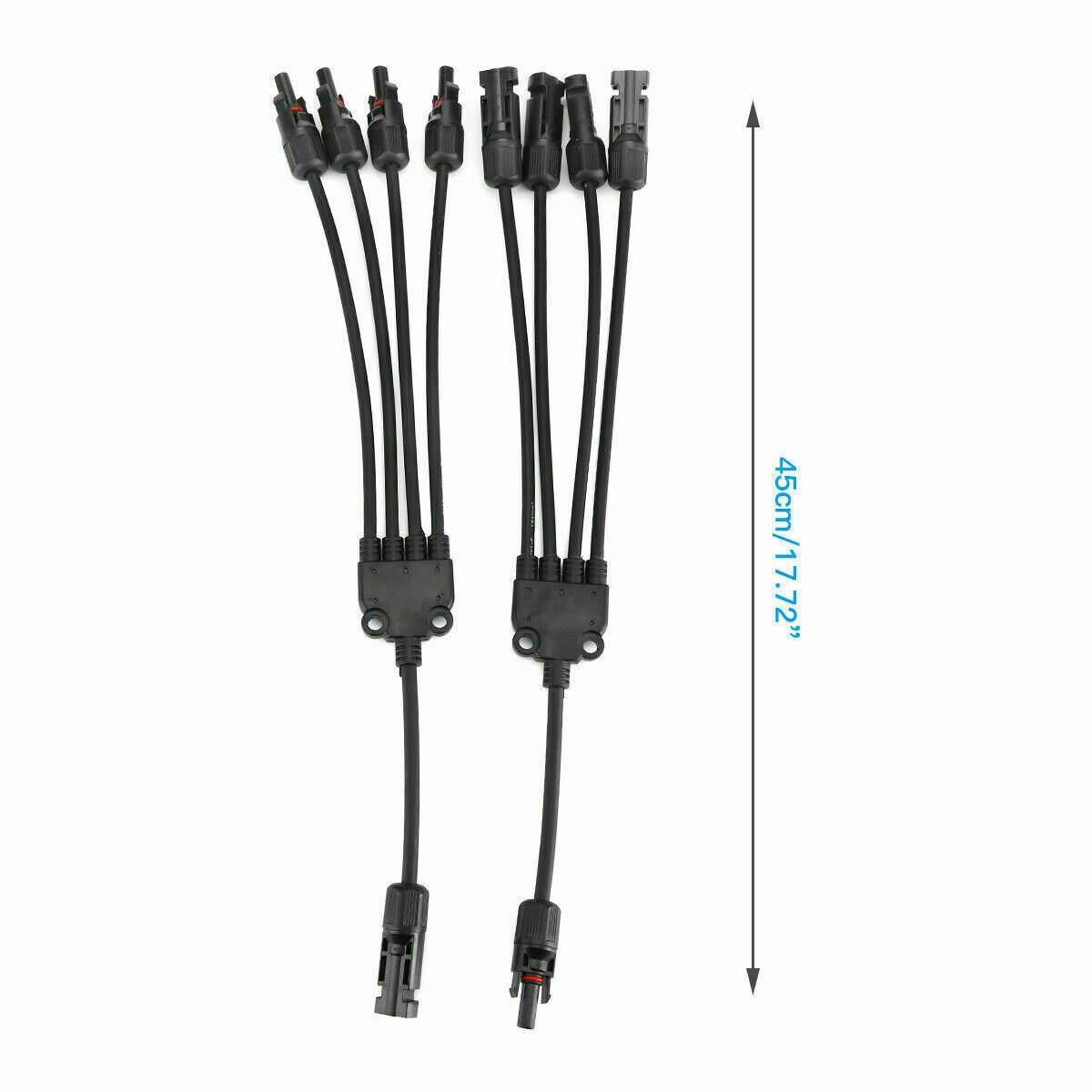 Solar Panel Y / T Branch Cable Connection Waterproof Adapter Connector Extension