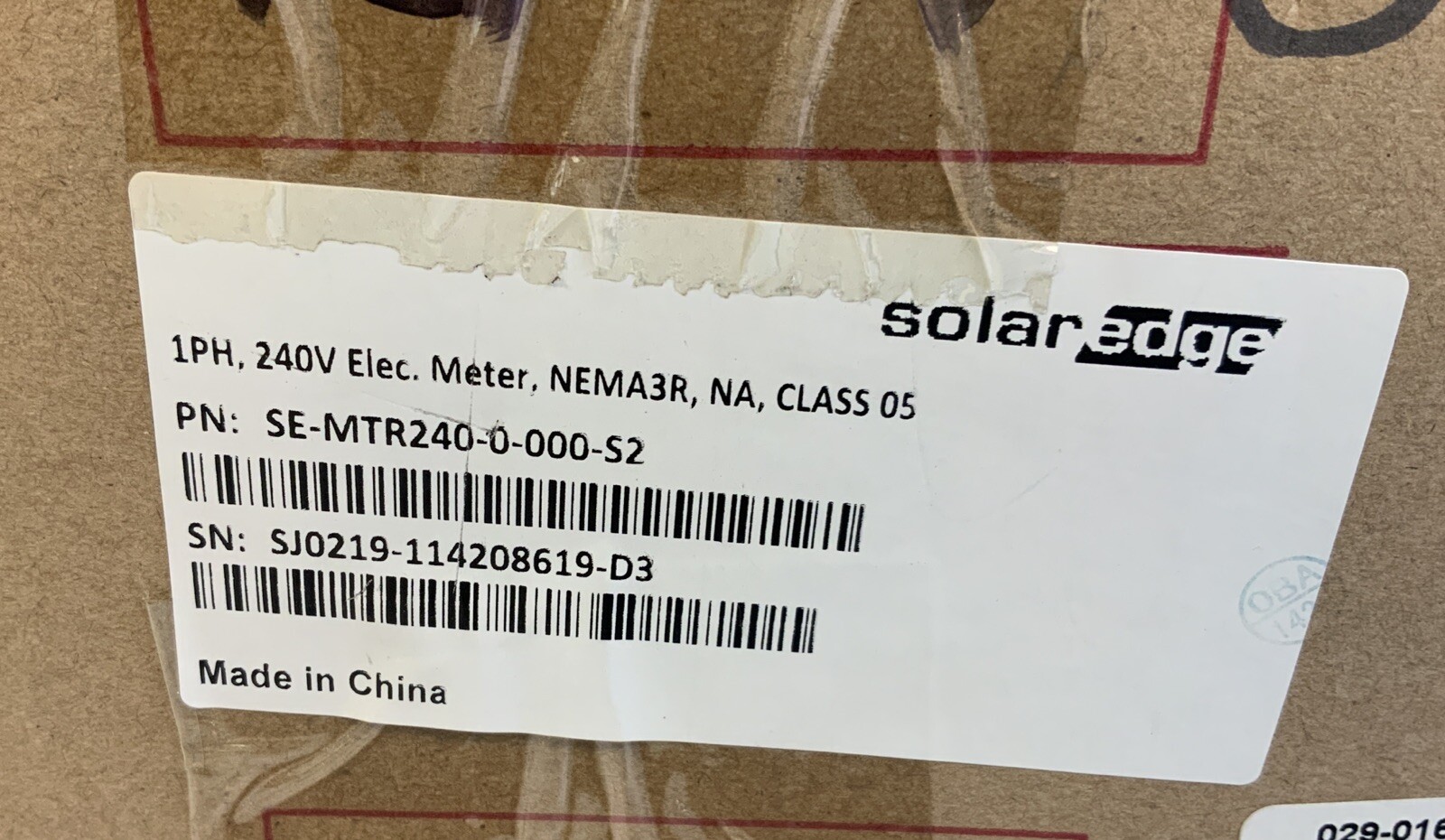 SolarEdgeSE-MTR240-0-000-S2 ElectricityMeter-V3A