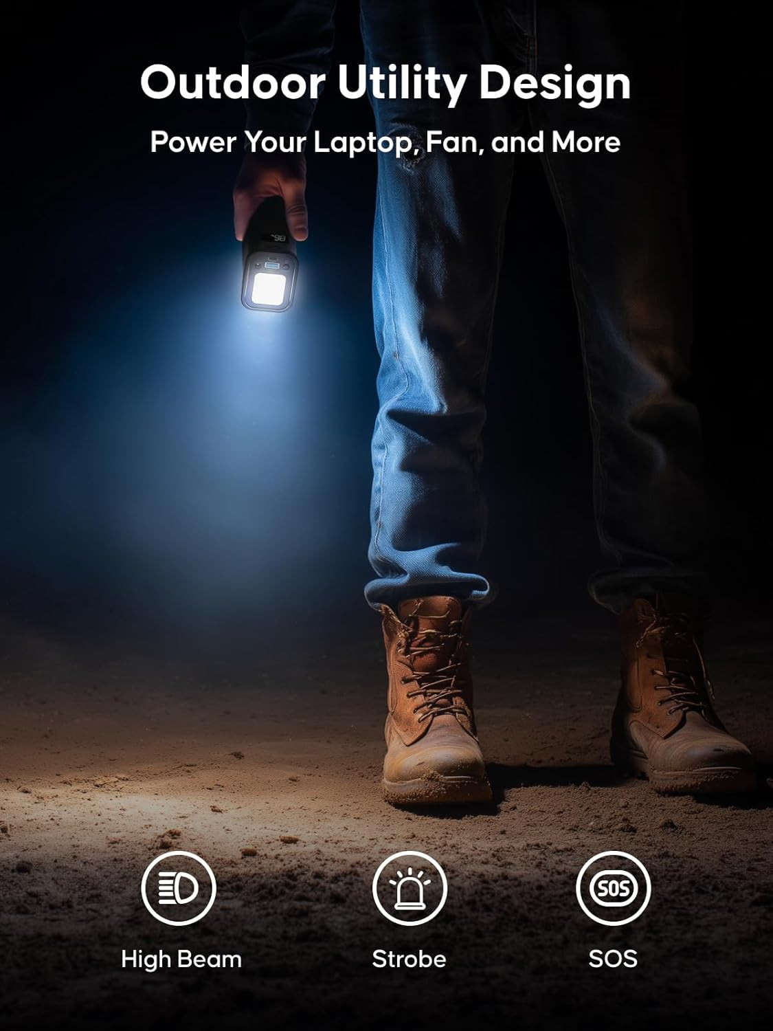 Portable Power Station 99Wh 70W(140W Peak) Laptop Charger, 1.3Lb Lightweight Sma