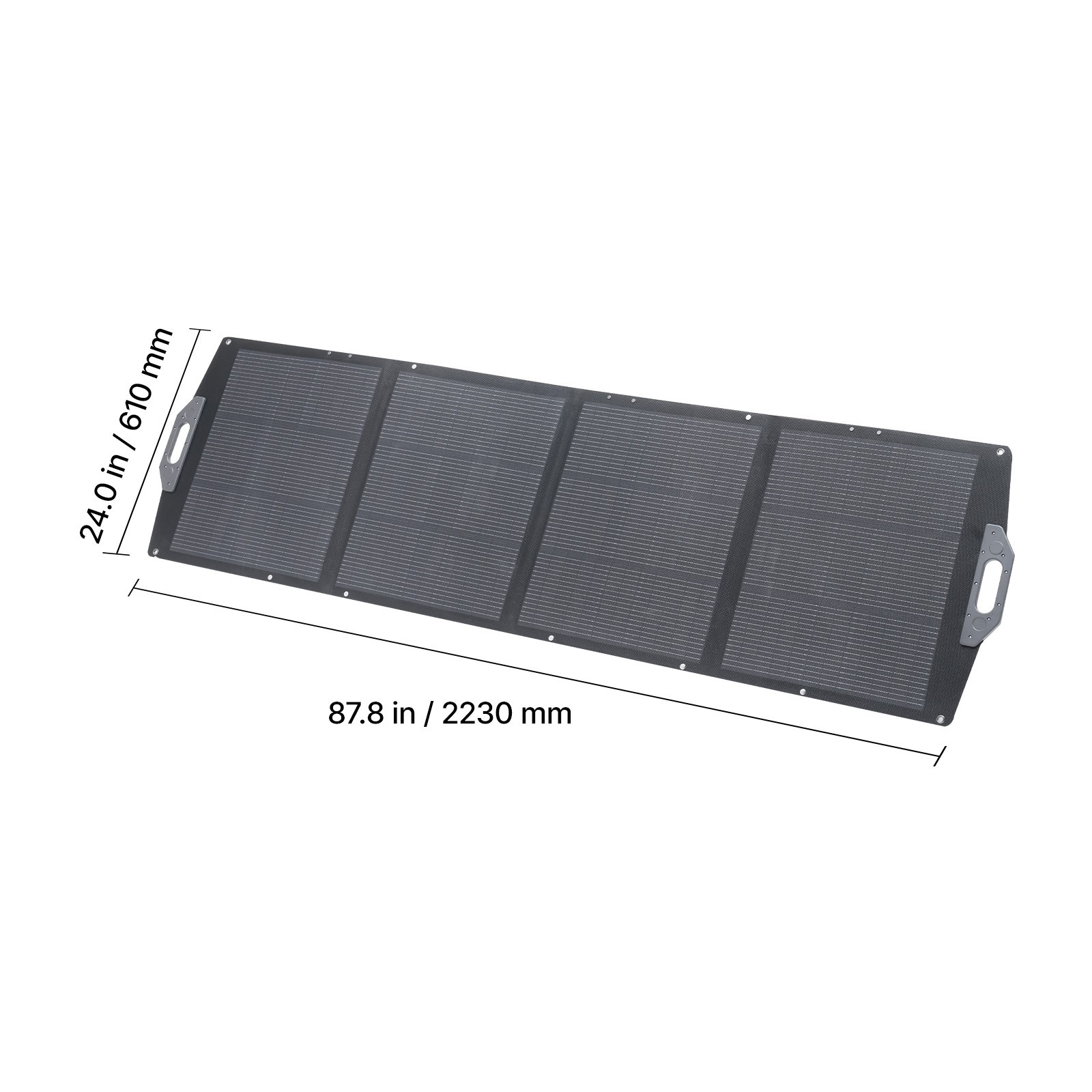 Uimoso 200WPortable Foldable Solar Panel with 24%High-Efficiency Monocrystalline