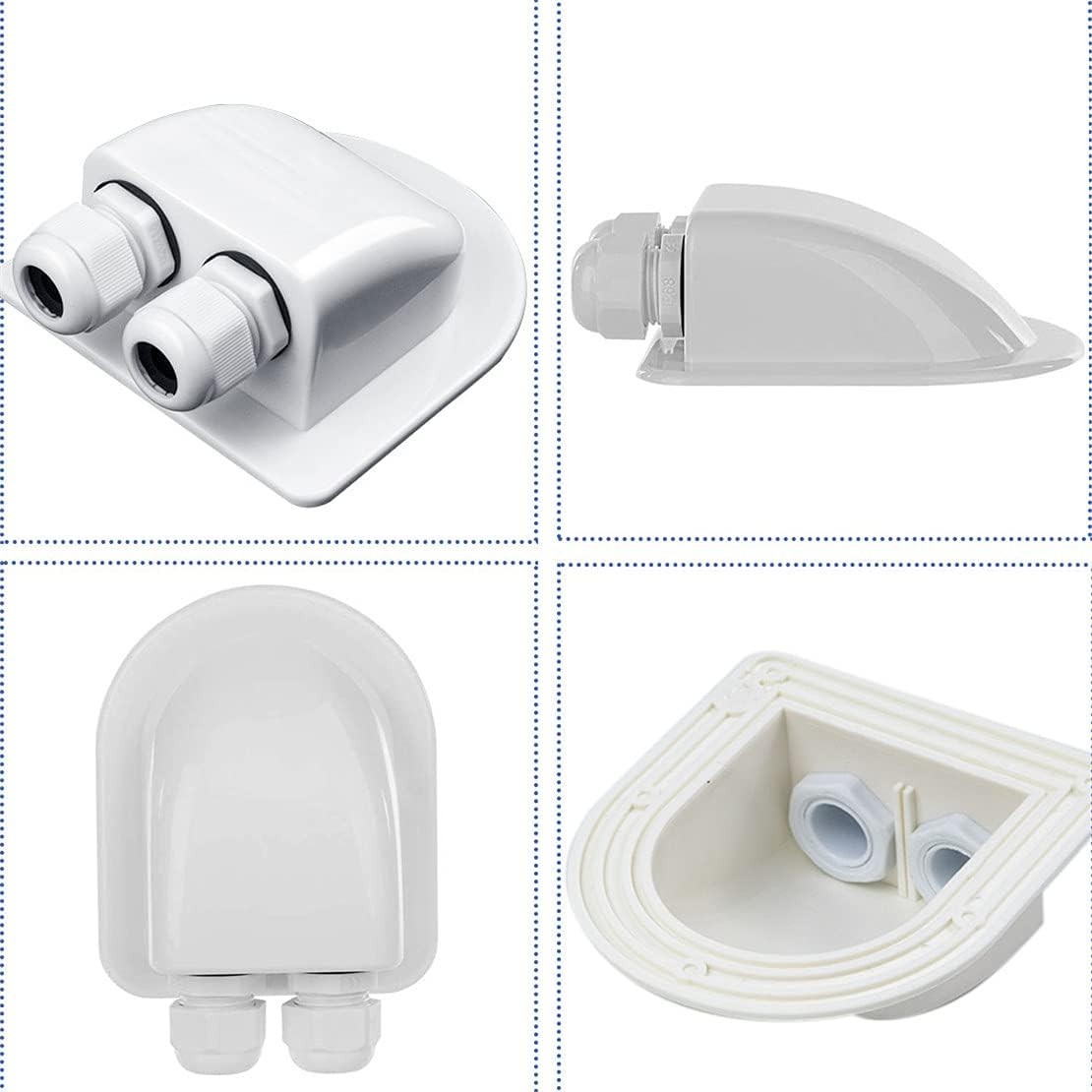 Versatile 2-6 mm Solar Cable Connector – Weather-Resistant ABS Construction