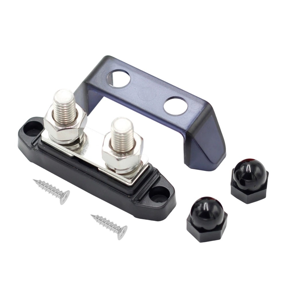 Cover Busbar M8 Terminal Block Dual-way Power Splitter Terminal Connector