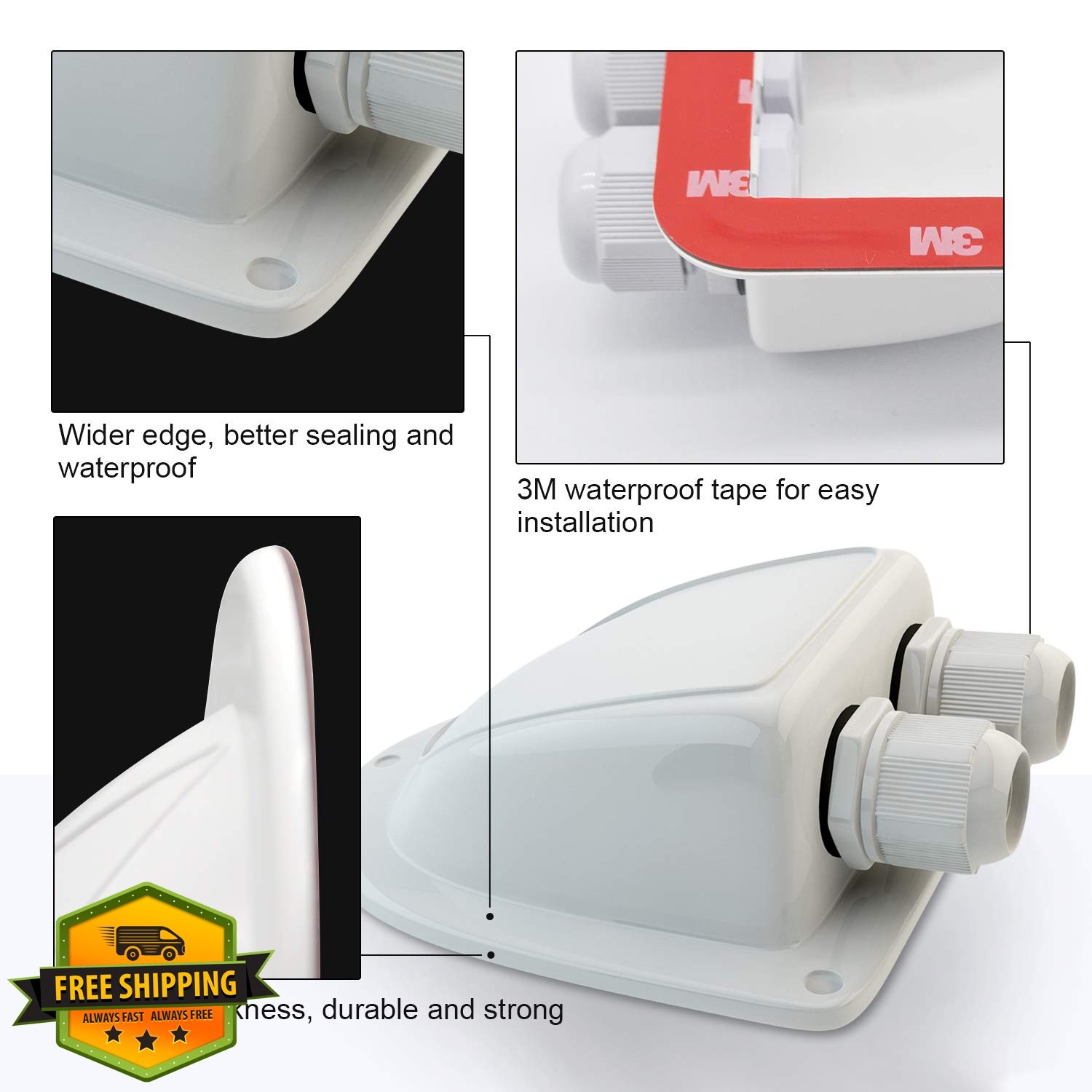 Haoguo Solar Cable Entry Gland White