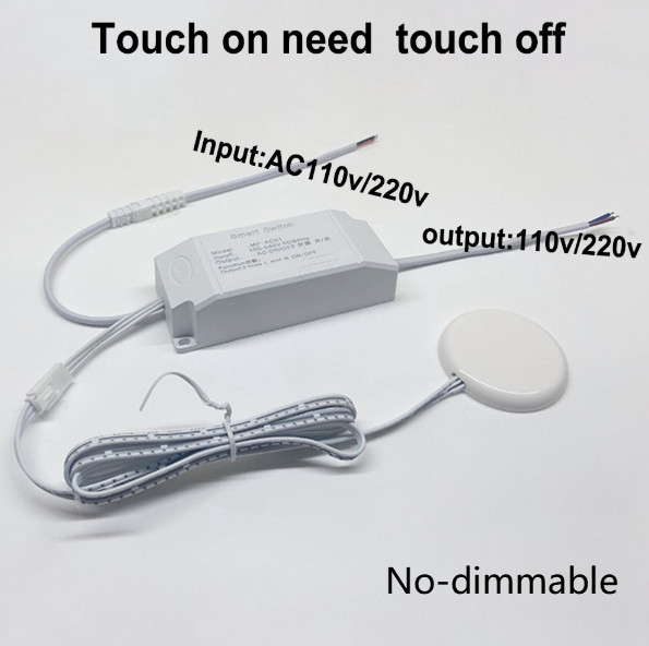 Dimmable Wood Touch Sensor Switch Compatible with 110V and 220V Systems