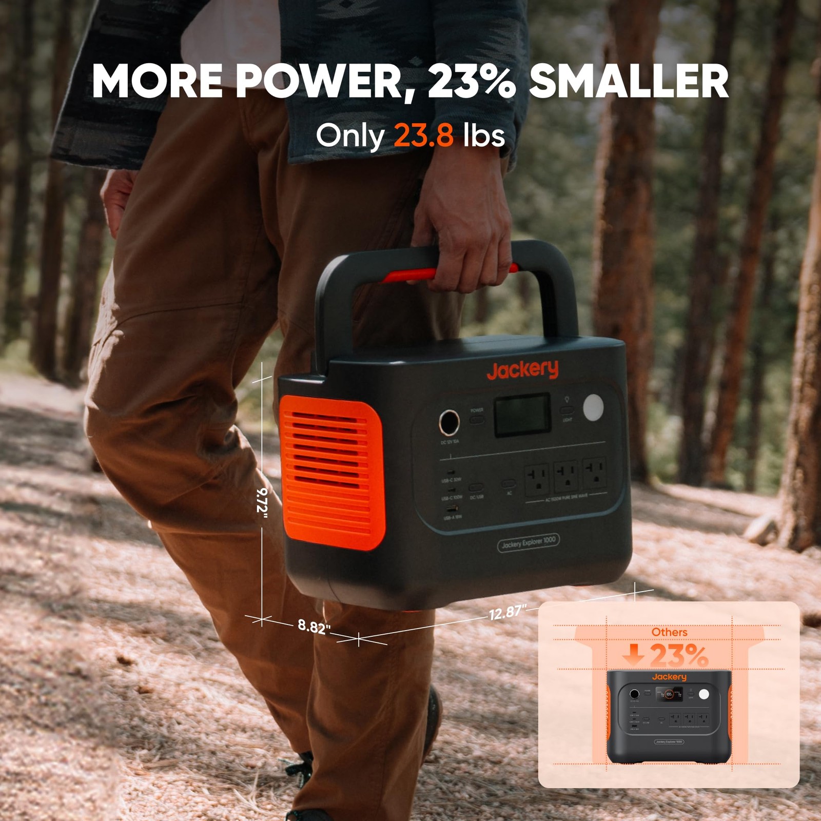Jackery Solar Generator 1000 v2 with 200W Solar Panel,1070Wh Portable Power S…