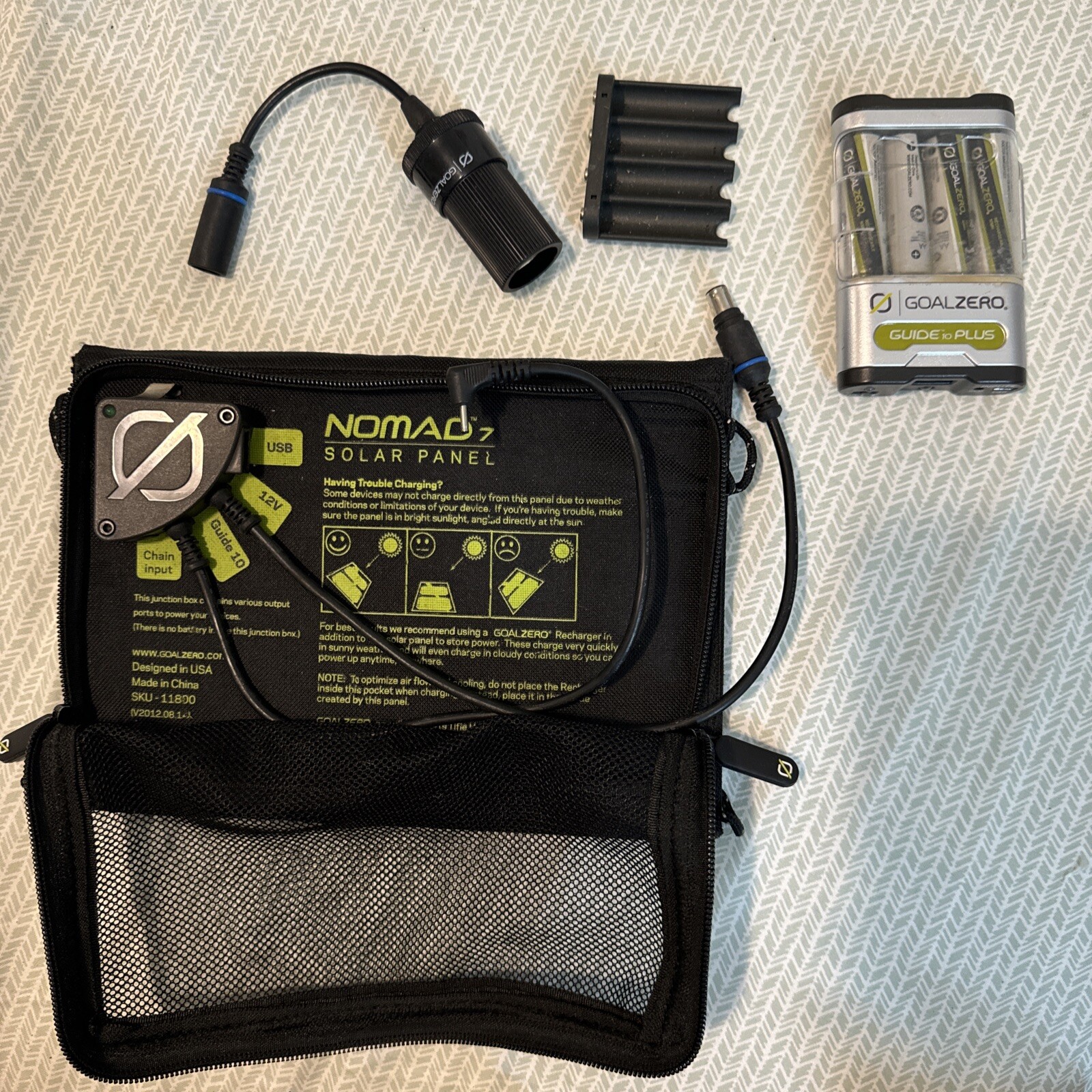 goal zero nomad 7 solar panel