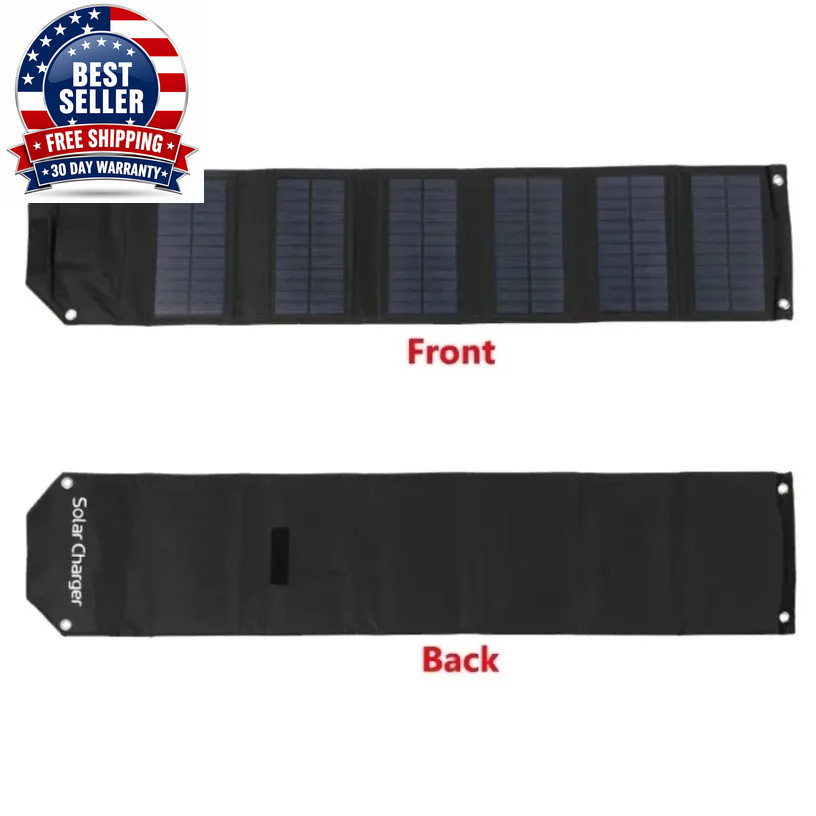 Portable 100W Foldable Solar Panel 5V USB Portable Folding Bag for Cell Phone Ou