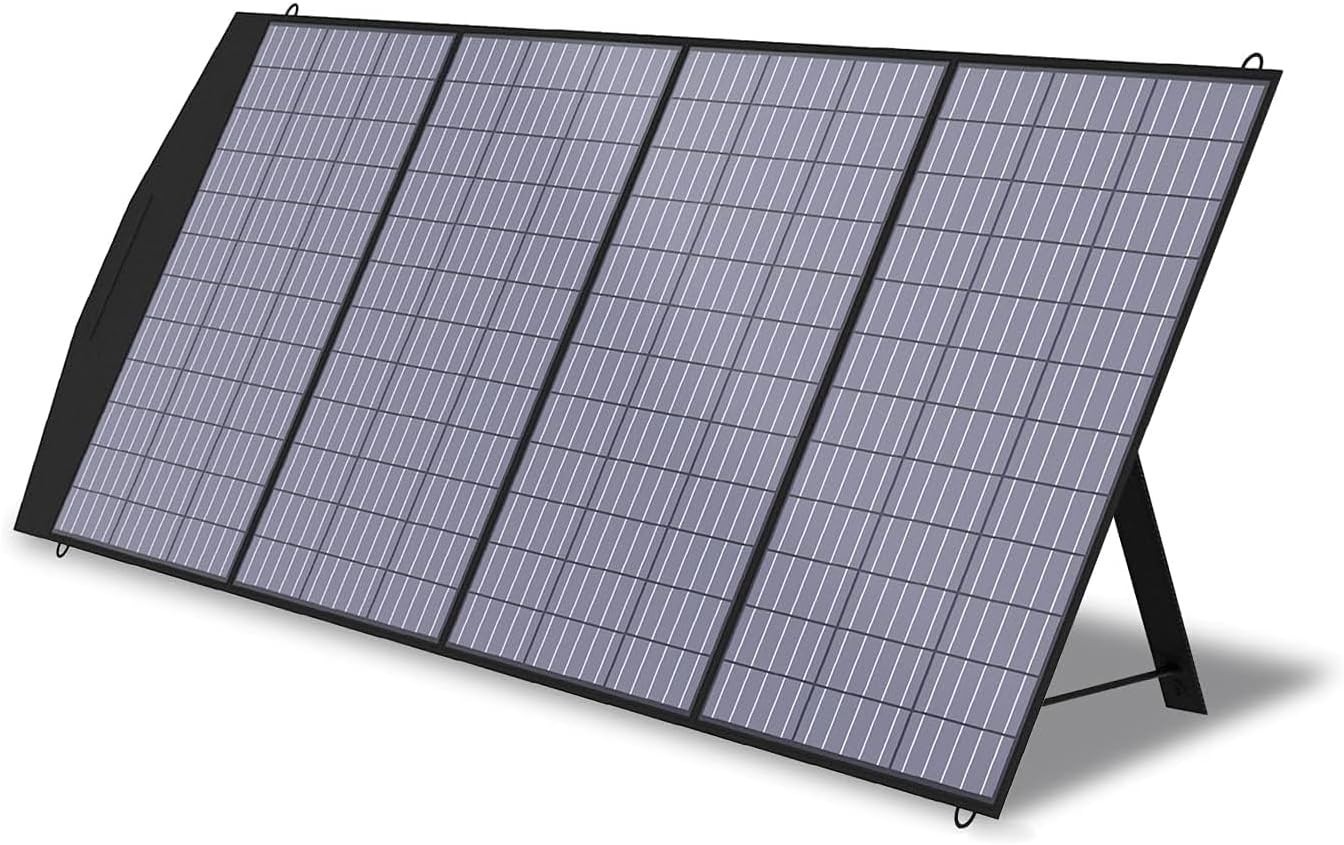 Lightweight 200W Foldable Solar Charger with MC4 Connectors – Outdoor Essential