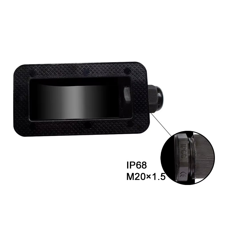 Waterproof ABS Solar Panel Double/Single Hole Wire Cable Entry Gland Sealing Jun