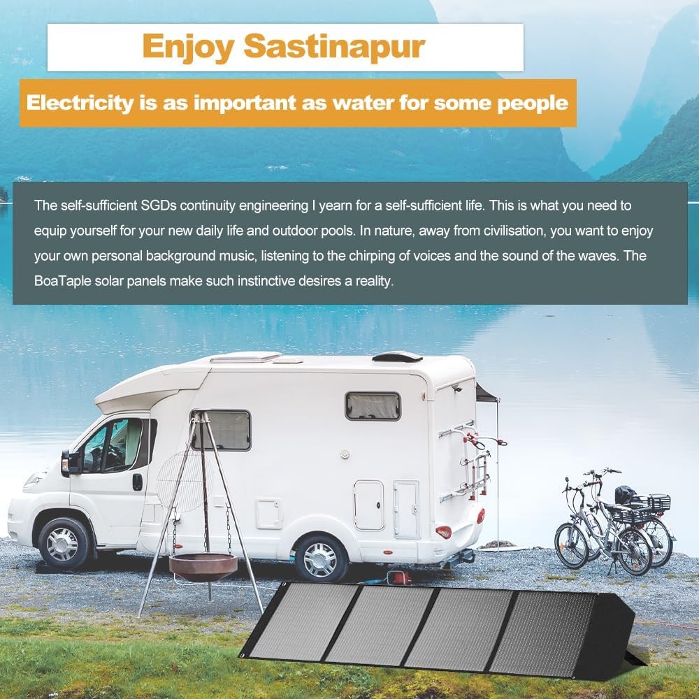 300W Portable Solar Panel Foldable Solar Panel for Outdoor Power Station Camping