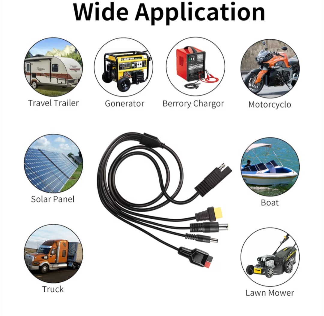4 In 1 Solar Extension Cable Wide Application By Yacsejao