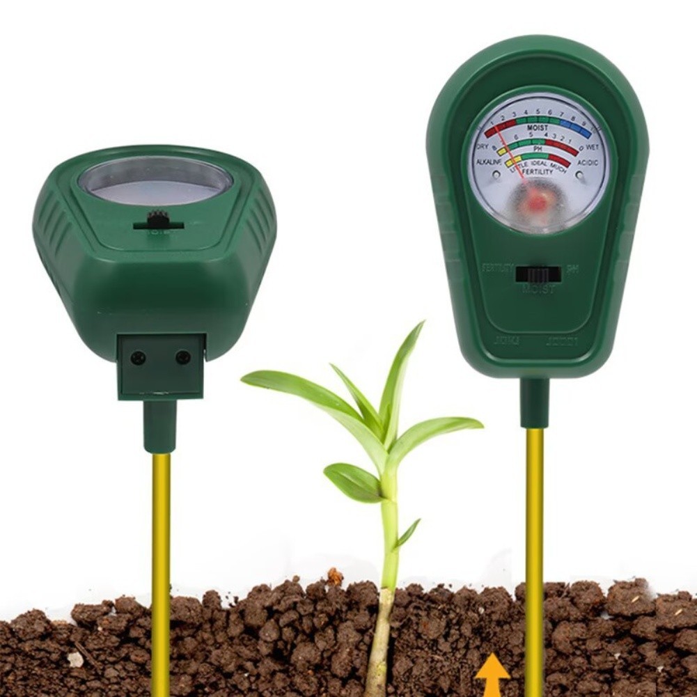 PH Meter Soil Tester Garden Beds Potted Plants Measures Moisture PH Fertility