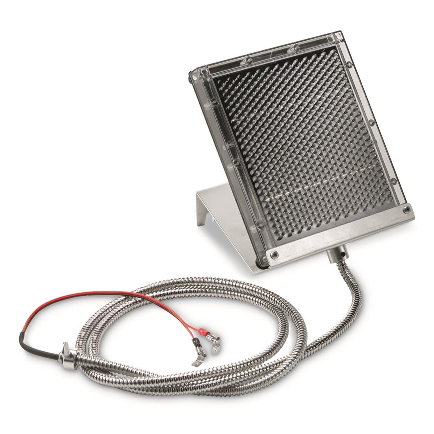 12V Solar Panel Battery Charger for Deer Feeders with Mounting Bracket &