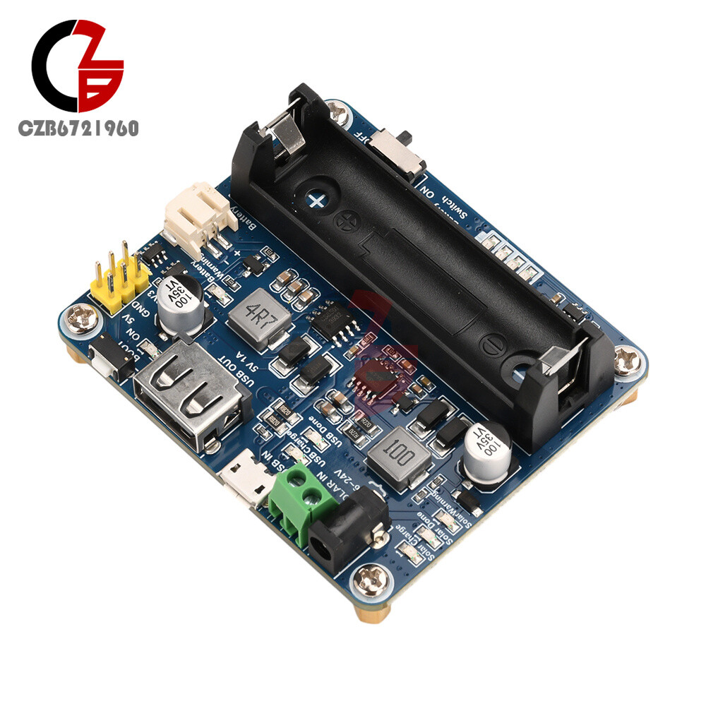 Power Manager Module for 6V~24V Solar Panel Support MPPT USB Battery Charging