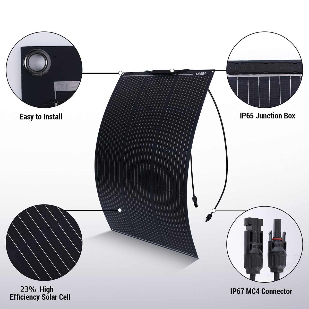 5000W Complete Solar Power Generator Solar Panel Kit Home RV Camper Off Grid