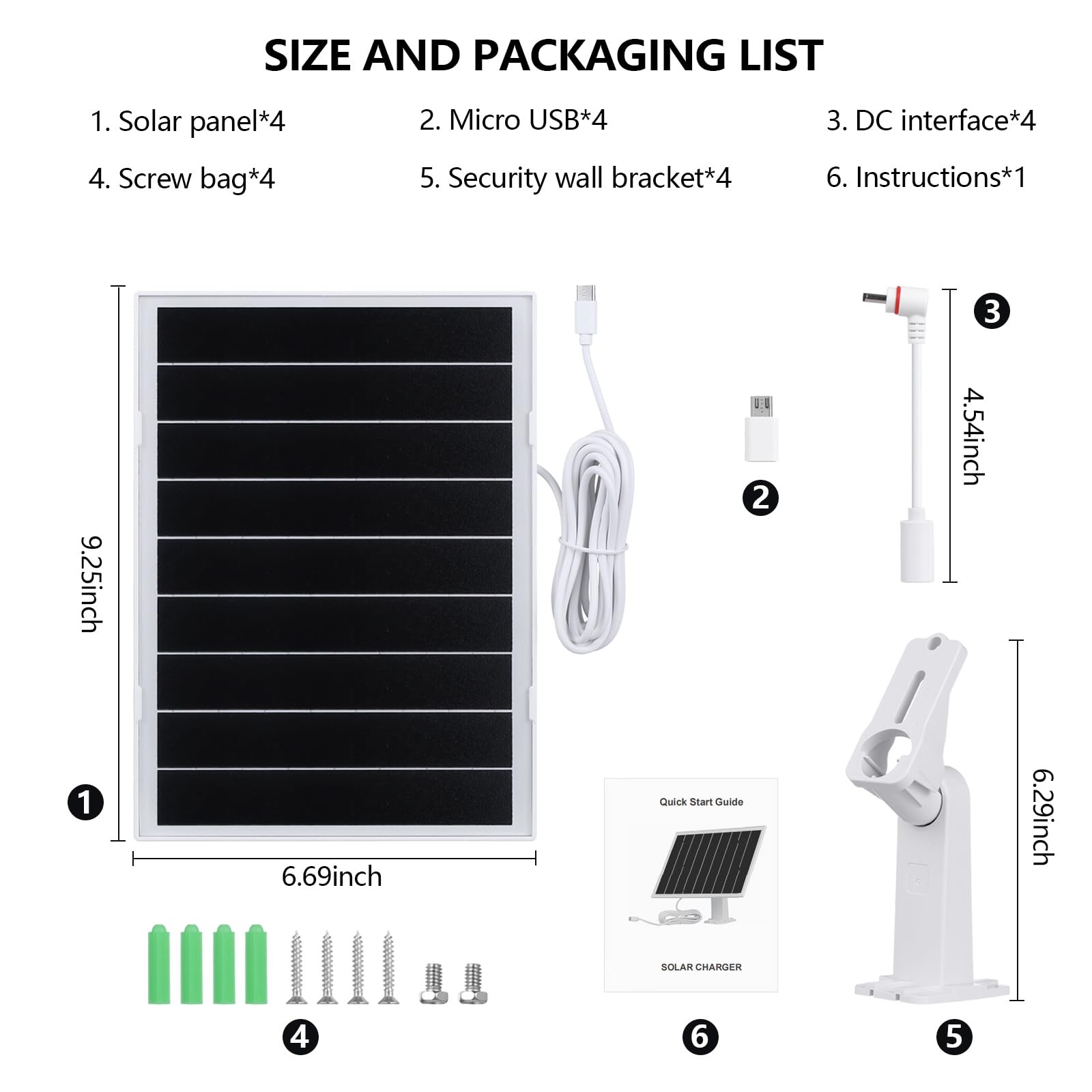 DSOGFOA 8W 5V Solar Panel,IP65 Waterproof Solar Charger with Voltage Regulato…