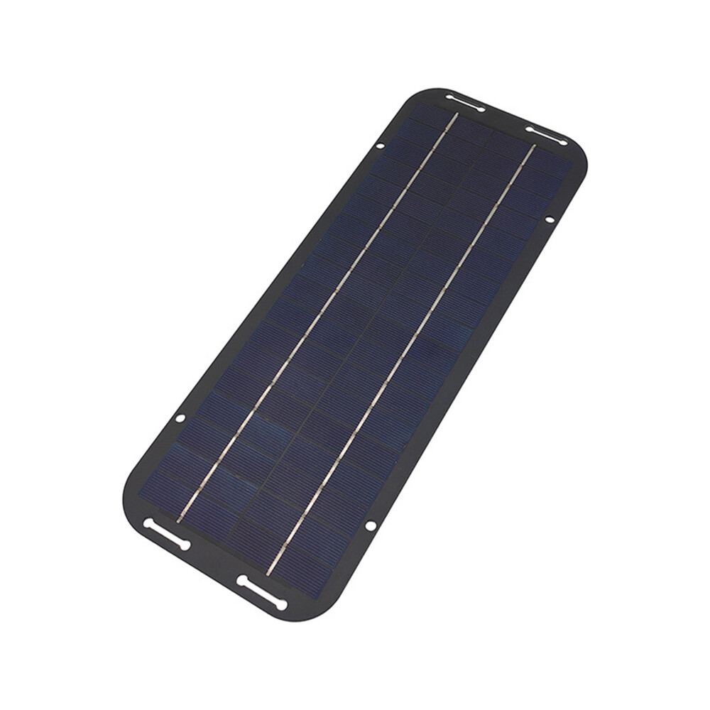 30W Solar Panel 12V Trickle Charger Battery Charger Kit Black For Boat Car RVs