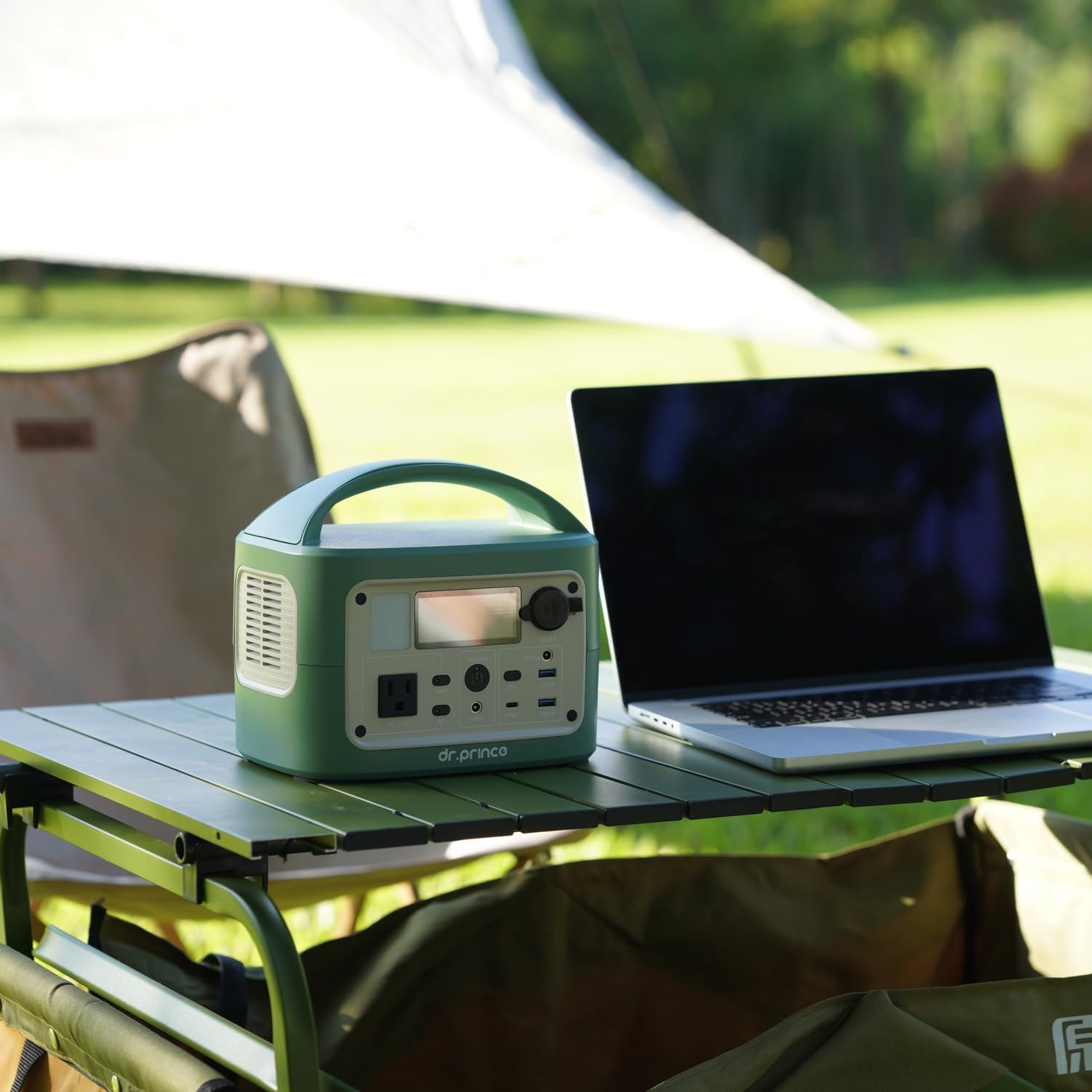 Portable Power Station, 300Wh Backup Lithium Battery,110V/300W Pure Sine Wave AC