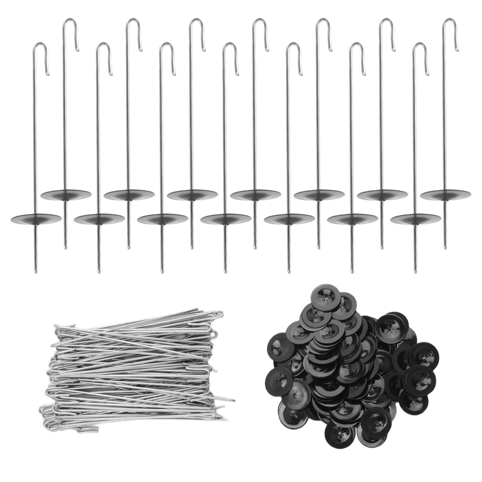 100 Packs Solar Panel Guard Clips, Stainless Steel Wire Fence Fasteners6181