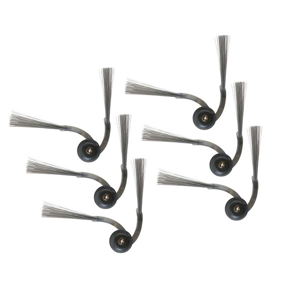 6 Replacement Side Brush Set for Roborock QV35A/QV35S/Qrevo L Grey 92mm
