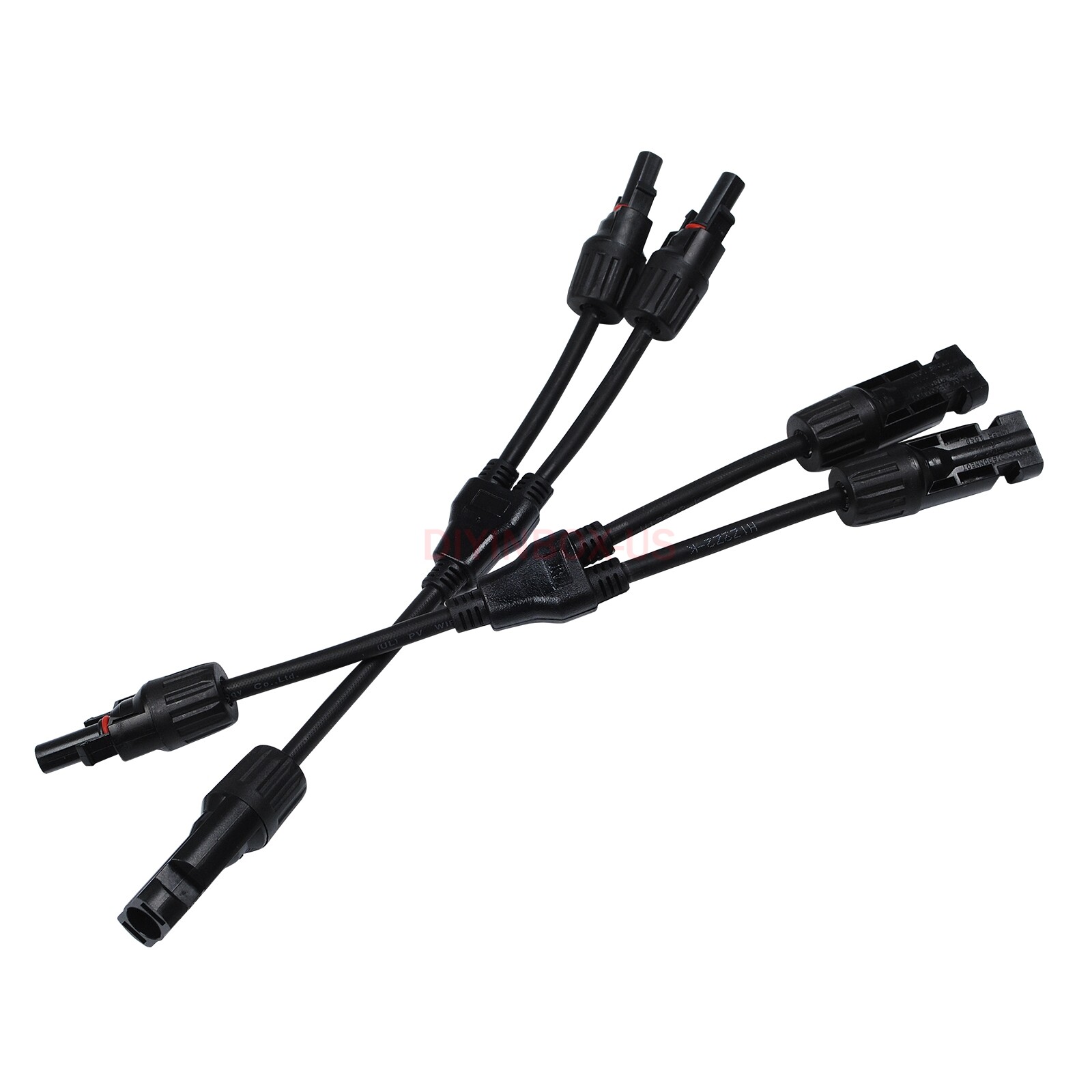 Lot Solar Panel Y Branch Cable Connection Waterproof Adapter Connector Extension