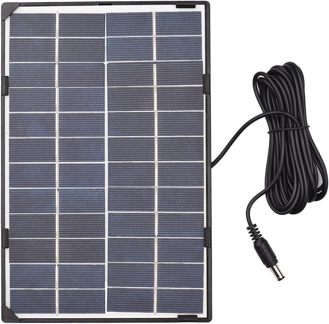Mini Solar Panel, 6W 12V Solar Panel for Outdoor Security Camera Solar Cell w…