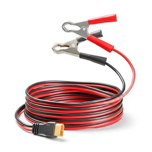 XT60 Connector Cable with 12V DC Battery Alligator Clips Battery 12AWG / 5FT